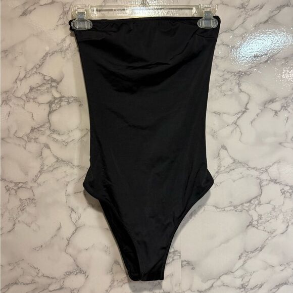 H&M Other - H&M Strappy Back Black Bathing Suit Size 4